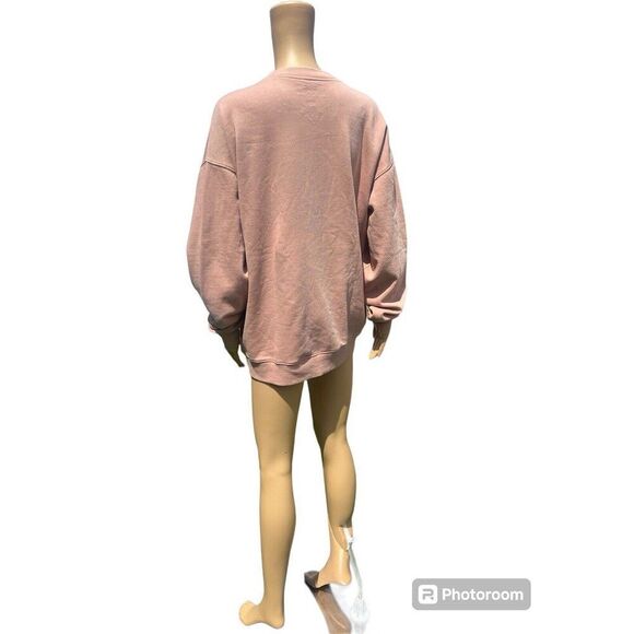 HER Graphic Pullover Stylish Sweatshirt - Trendy Peach Crewneck - Unisex Casual - Picture 2 of 8